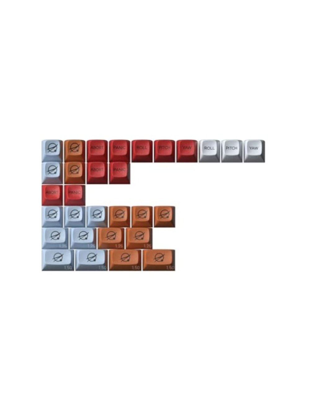 NEW Drop + MiTo MT3 Godspeed Novelty Kit Keycap Set